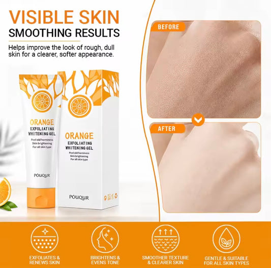 ১ পিস 💯 অরিজিনাল প্রোডাক্টের নিশ্চয়তায় নিন Orange Exfoliating Whitening Gel।