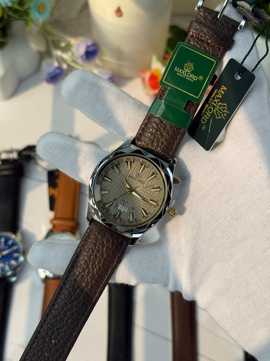 MAXLORD প্রিমিয়াম ওয়াচ– 100% Waterproof – বৃষ্টি, সাঁতার বা হঠাৎ স্প্ল্যাশ—কোনো দুশ্চিন্তা নয়