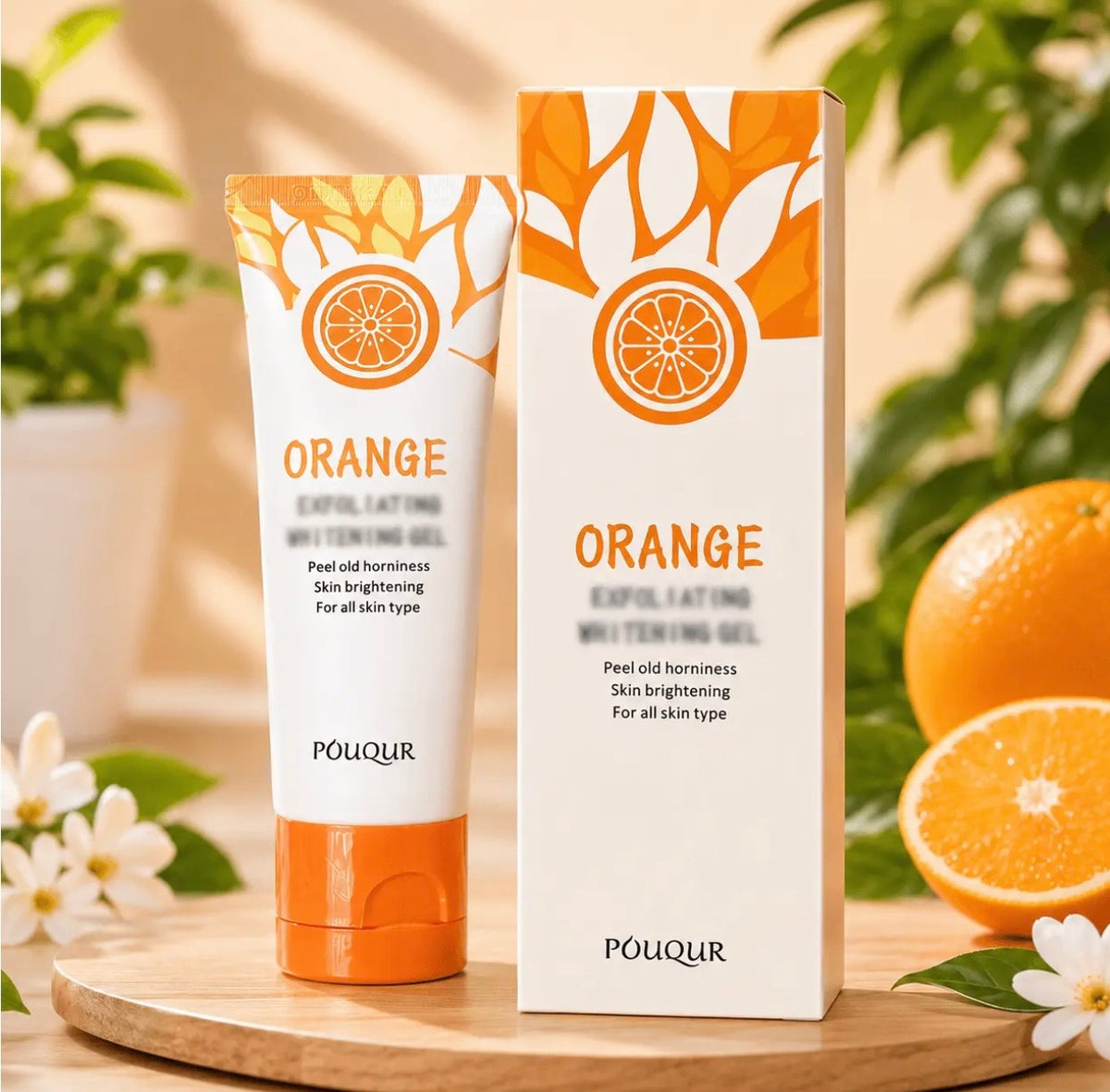 ১ পিস 💯 অরিজিনাল প্রোডাক্টের নিশ্চয়তায় নিন Orange Exfoliating Whitening Gel।