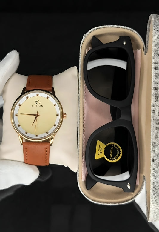 🔥 𝐅𝐑𝐄𝐄 𝐃𝐄𝐋𝐈𝐕𝐄𝐑𝐘 — ⌚🕶️ প্রিমিয়াম ঘড়ি & সানগ্লাস কম্বোতে স্মার্ট স্টাইল!✨