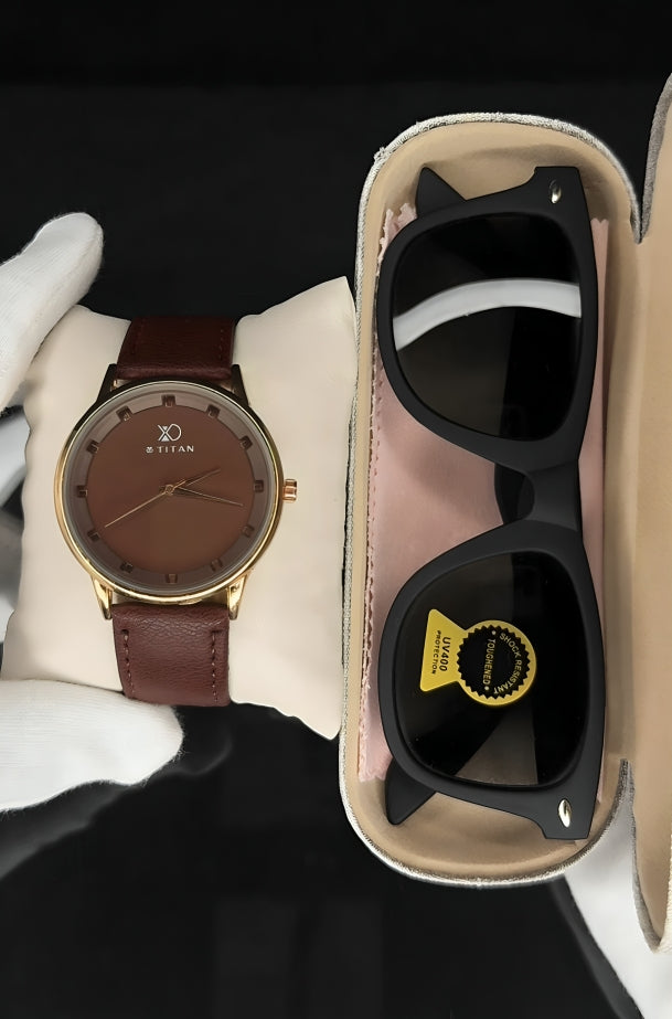 🔥 𝐅𝐑𝐄𝐄 𝐃𝐄𝐋𝐈𝐕𝐄𝐑𝐘 — ⌚🕶️ প্রিমিয়াম ঘড়ি & সানগ্লাস কম্বোতে স্মার্ট স্টাইল!✨