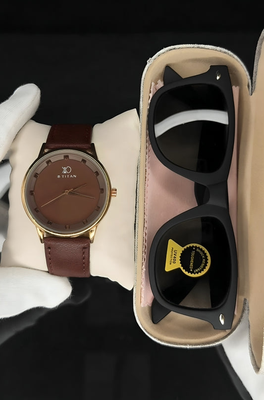 🔥 𝐅𝐑𝐄𝐄 𝐃𝐄𝐋𝐈𝐕𝐄𝐑𝐘 — ⌚🕶️ প্রিমিয়াম ঘড়ি & সানগ্লাস কম্বোতে স্মার্ট স্টাইল!✨